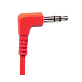 Panasonic ErgoFit Wired In-Ear Earbud Headphones with Right-Angle 3.5-mm Connector, RP-HJE120, Red