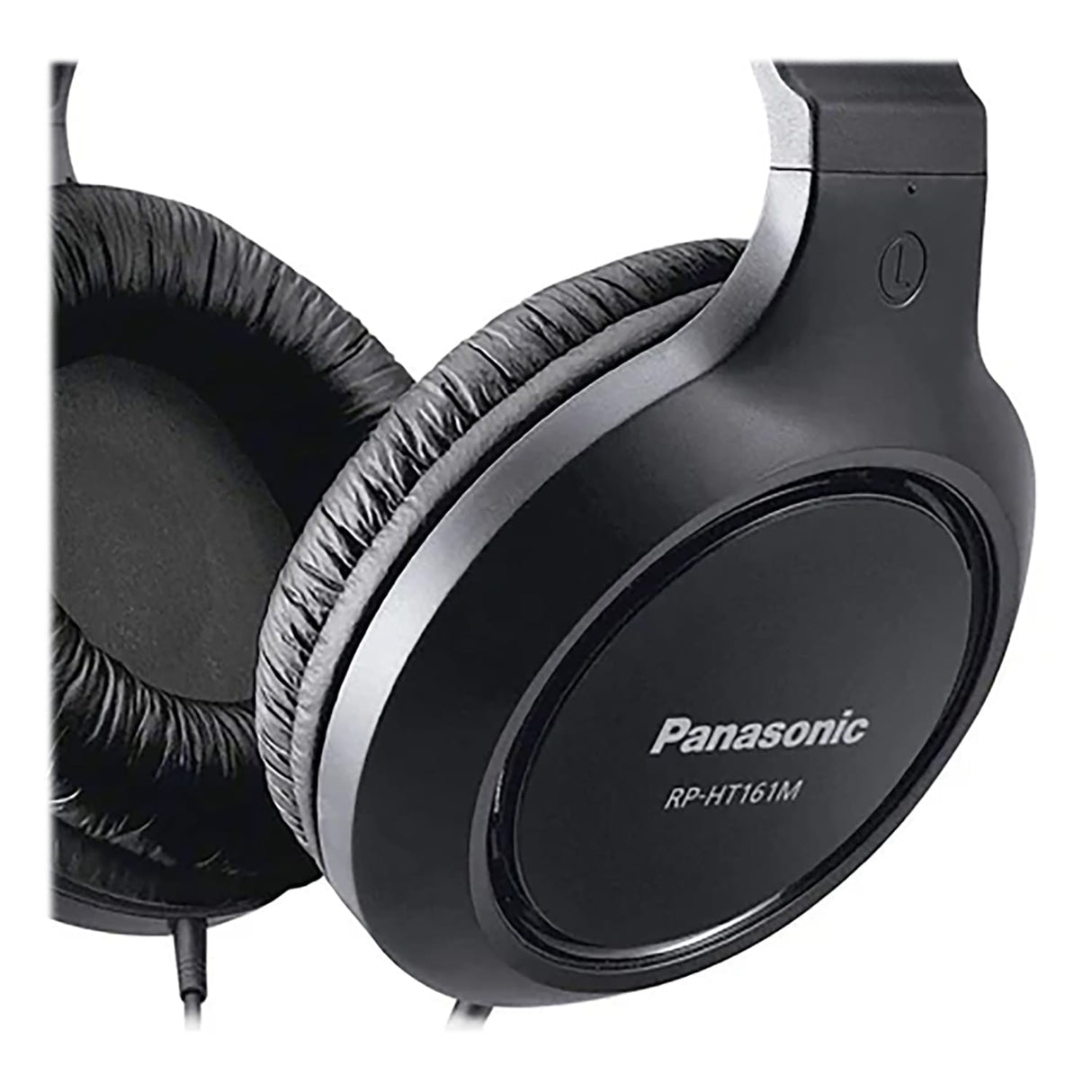 Panasonic Wired Over-Ear Headphones with In-Line Mic, 3.5-mm Connector, and Long Cord, XBS for Deep Bass, RP-HT161M