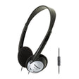 Panasonic Wired On-Ear Lightweight Headphones with In-Line Mic, 3.5-mm Connector, and Open-Air Design, XBS for Deep Bass, RP-HT21M