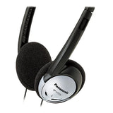 Panasonic Wired On-Ear Lightweight Headphones with In-Line Mic, 3.5-mm Connector, and Open-Air Design, XBS for Deep Bass, RP-HT21M