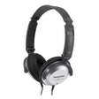 Panasonic Wired Folding On-Ear Headphones with In-Line Volume Control, 3.5-mm/1/4-in. Connectors, and Dual-Entry Cord, XBS for Deep Bass, RP-HT227