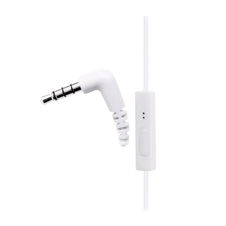 Panasonic ErgoFit Wired In-Ear Earbud Headphones with In-Line Mic/Call Remote and Right-Angle 3.5-mm TRRS Connector, RP-TCM125, Gold