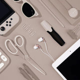Panasonic ErgoFit Wired In-Ear Earbud Headphones with In-Line Mic/Call Remote and Right-Angle 3.5-mm TRRS Connector, RP-TCM125, Gold