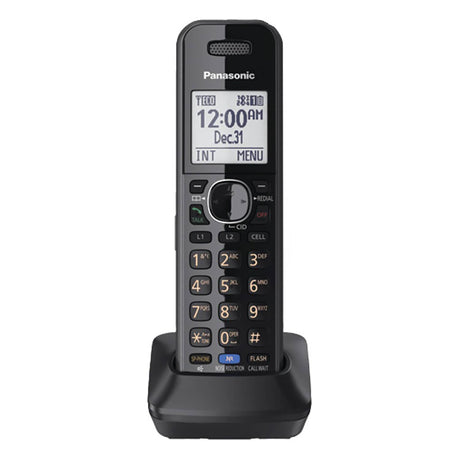 Panasonic 2-Line 1-Handset DECT 6.0 Expandable Cordless Phone System for Landline, Digital Answering System, and Bluetooth Link2Cell