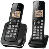 Panasonic 2-Handset DECT 6.0 Plus Expandable Cordless Phone System for Landline, Caller ID, Call Blocker, and Backlit Keypad, KX-TGC352B