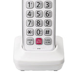 Panasonic Expandable Cordless Phone System for Landline, Digital Answering System, Caller ID, Call Blocker, and Large Buttons, 2 Handset