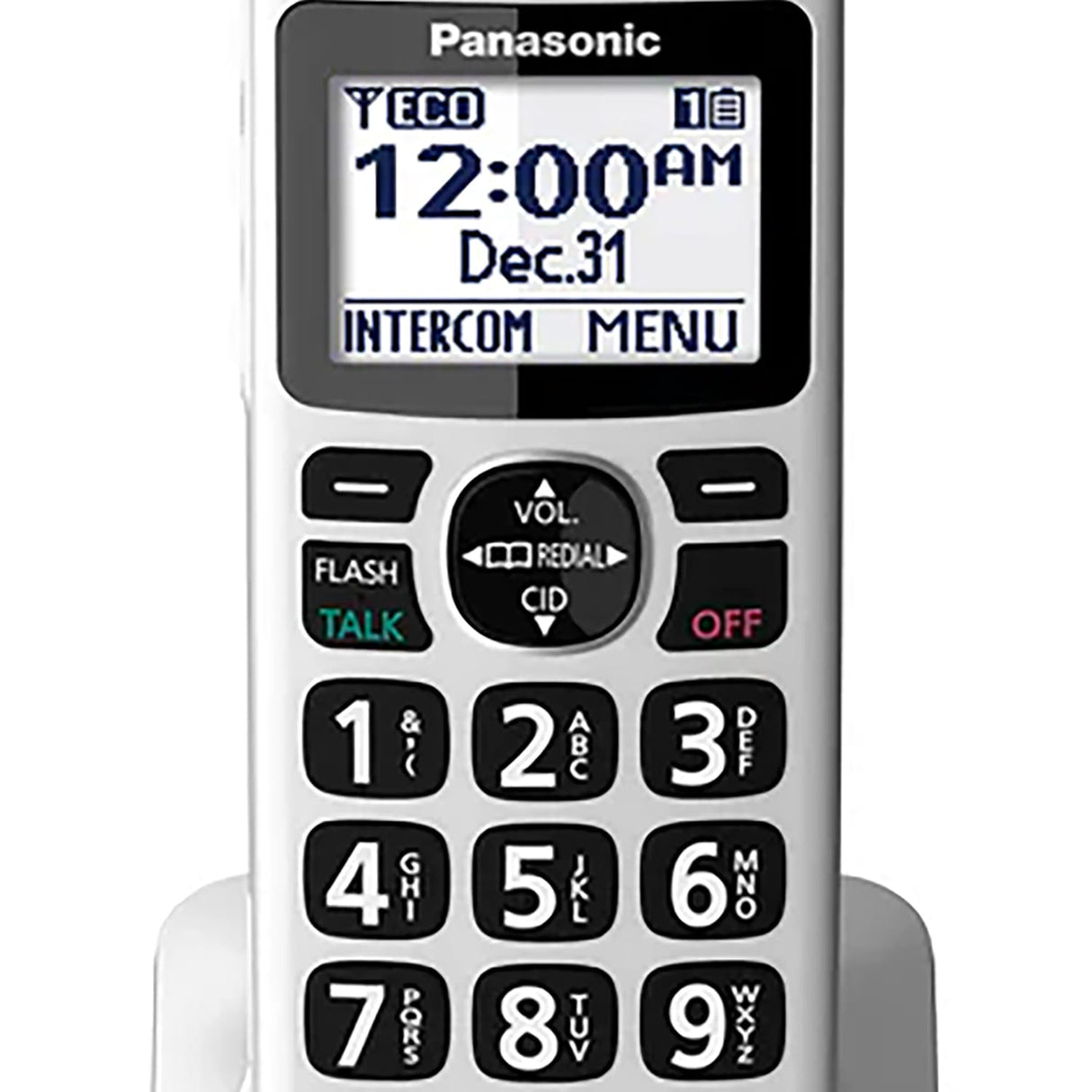 Panasonic Amplified Cordless Phone Accessory Handset for Panasonic KX-TGM42x Series, KX-TGMA44, White