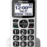 Panasonic Amplified Cordless Phone Accessory Handset for Panasonic KX-TGM42x Series, KX-TGMA44, White