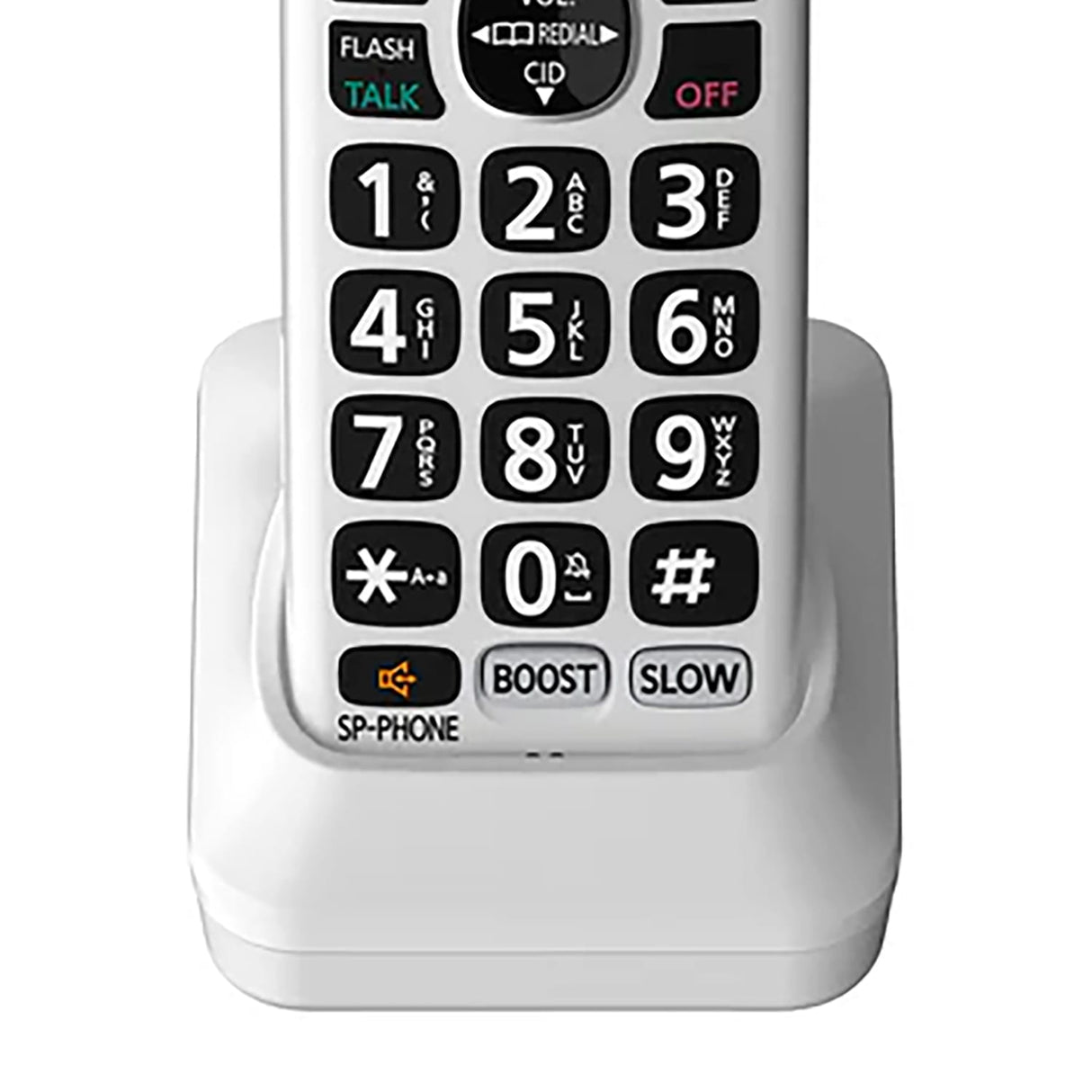 Panasonic Amplified Cordless Phone Accessory Handset for Panasonic KX-TGM42x Series, KX-TGMA44, White