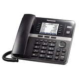 Panasonic Corded DECT 6.0 4-Line Office Phone Base Station with Answering Machine, Black, KX-TGW420B