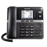 Panasonic Corded DECT 6.0 4-Line Office Phone Base Station with Answering Machine, Black, KX-TGW420B