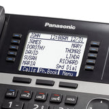 Panasonic Corded DECT 6.0 4-Line Office Phone Base Station with Answering Machine, Black, KX-TGW420B