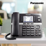 Panasonic Corded DECT 6.0 4-Line Office Phone Base Station with Answering Machine, Black, KX-TGW420B