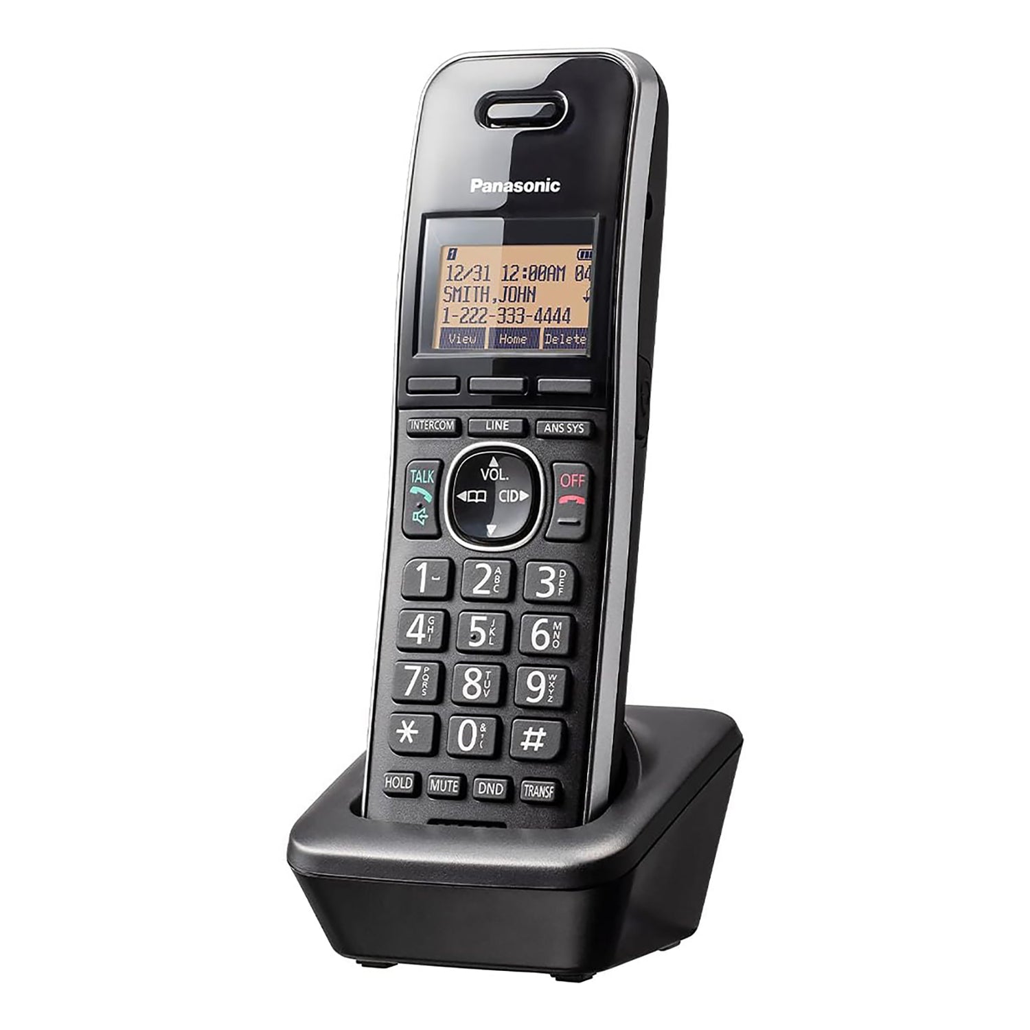 Panasonic Cordless Office Phone Accessory Extension Handset for Panasonic KX-TGW420B 4-Line Office Phone Base Station, KX-TGWA41B