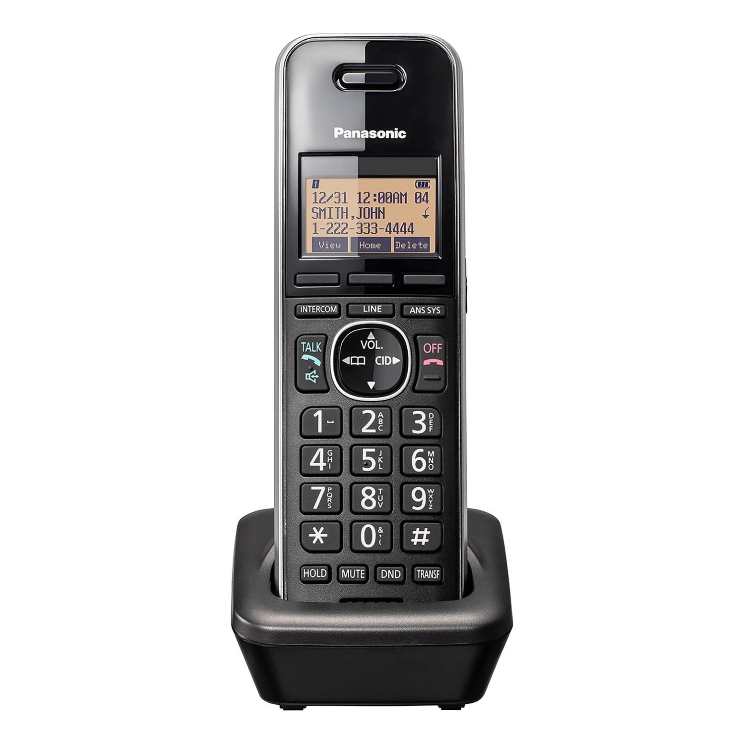 Panasonic Cordless Office Phone Accessory Extension Handset for Panasonic KX-TGW420B 4-Line Office Phone Base Station, KX-TGWA41B