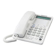 Panasonic KX-TS208W Corded 2-Line Office Phone with Speed Dial, White