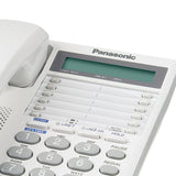 Panasonic KX-TS208W Corded 2-Line Office Phone with Speed Dial, White