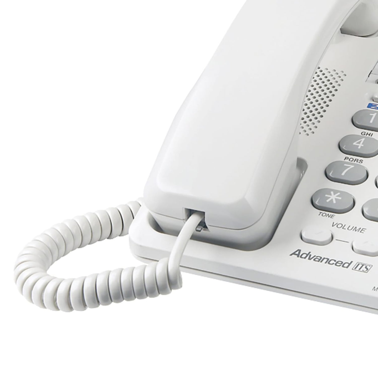 Panasonic KX-TS208W Corded 2-Line Office Phone with Speed Dial, White