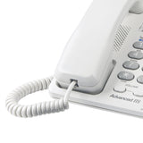 Panasonic KX-TS208W Corded 2-Line Office Phone with Speed Dial, White