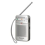 Panasonic Portable Pocket AM/FM Radio, Silver, RF-P50
