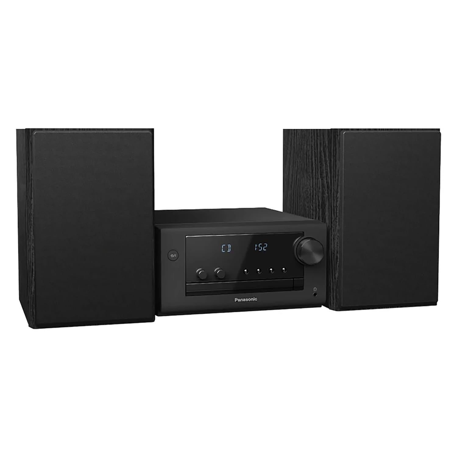 Panasonic 80-Watt Compact Bluetooth Home Stereo System with External Speakers, CD Player, FM Radio, Sound Remastering, USB, and Remote, PM700