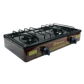 Koblenz PFK 200 2-Burner Outdoor Stove Top, Bronze