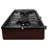 Koblenz PFK 200 2-Burner Outdoor Stove Top, Bronze
