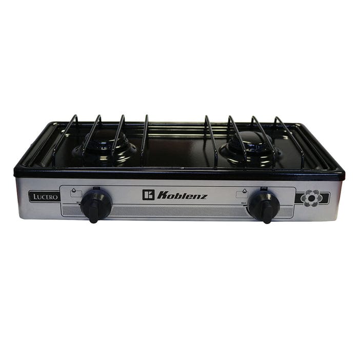 Koblenz PSK 200 2-Burner Outdoor Stove Top, Silver