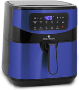 Paula Deen Stainless Steel 10 QT 1700 Watts LED Display Digital Air Fryer Blue Stainless - Certified Refurbished