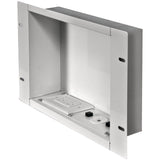 Peerless-AV In-Wall Accessory Box with 125-Volt Duplex Power Receptacle, IBA2AC-W