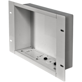 Peerless-AV In-Wall Recessed Cable Management and Power Storage Accessory Box without Power Outlet, IBA2-W