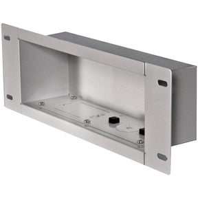 Peerless-AV In-Wall Rectangular Recessed Cable Management and Power Storage Accessory Box without Power Outlet