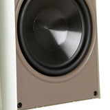 Proficient Audio 5-1/4-In. 125-Watt AW525 Indoor/Outdoor Speaker Pair with Polypropylene Woofer and Pivoting Supernil Soft-Dome Tweeter, 8 Ohms, White