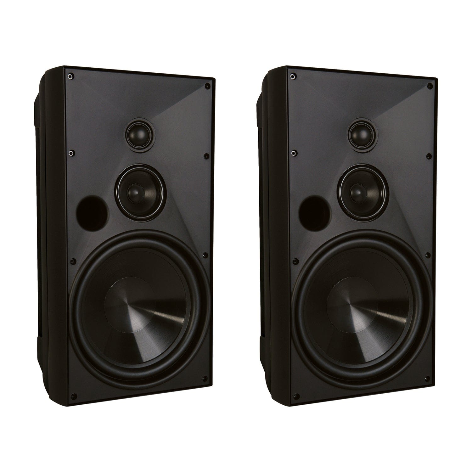 Proficient Audio AW830 175-Watt 8-In. Outdoor 3-Way Speaker Set, Black