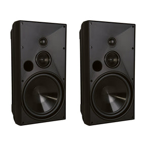 Proficient Audio AW830 175-Watt 8-In. Outdoor 3-Way Speaker Set, Black
