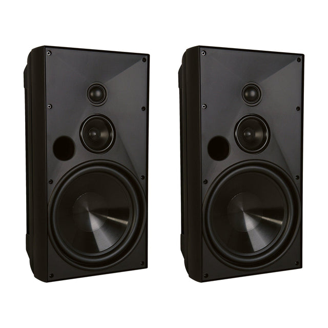 Proficient Audio AW830 175-Watt 8-In. Outdoor 3-Way Speaker Set, Black