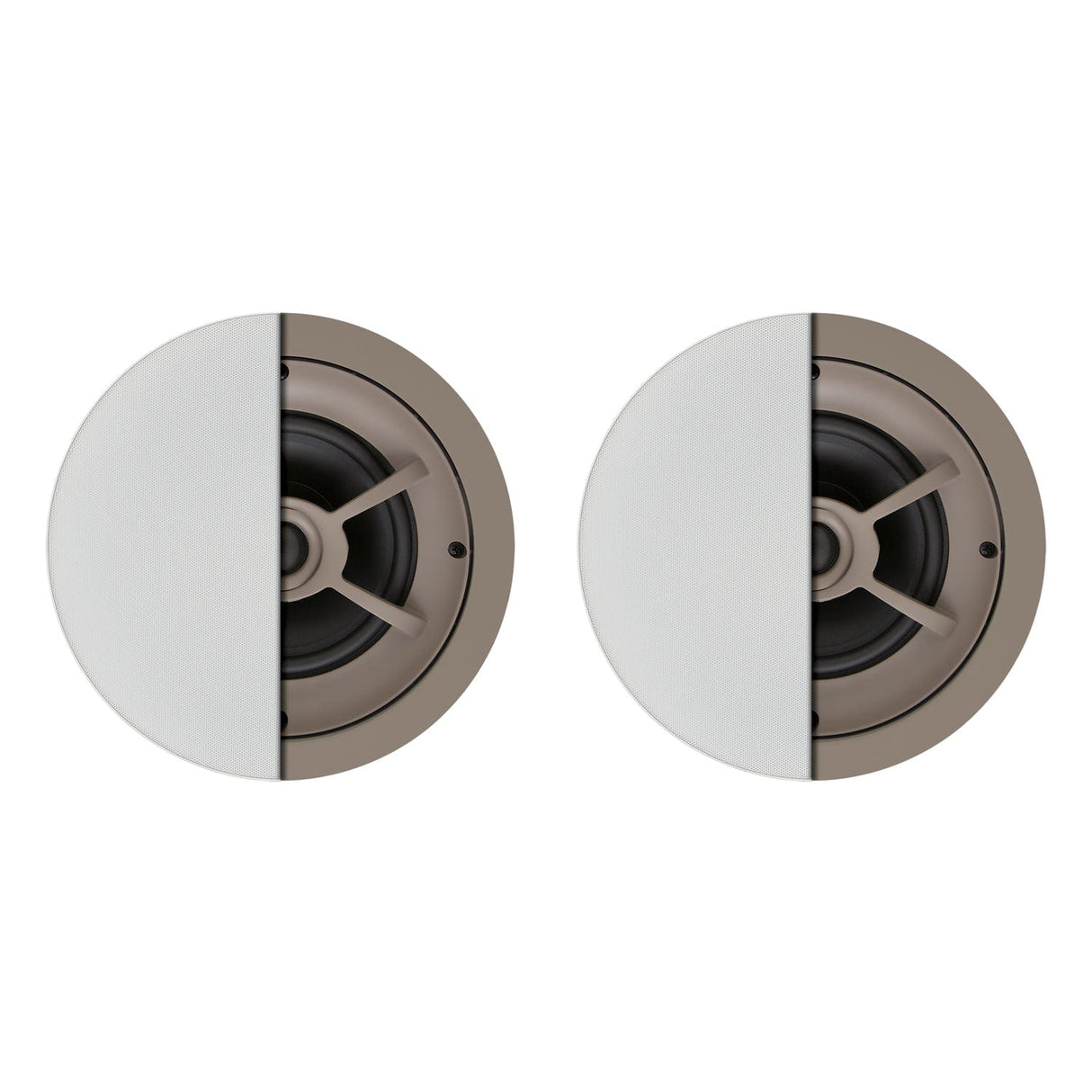Proficient Audio Protege C612 85-Watt 6-1/2-In. 2-Way Poly In-Ceiling Speaker Set