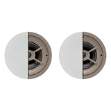 Proficient Audio 6-1/2-In. 100-Watt Protege C621 2-Way In-Ceiling Speaker Pair with Polypropylene Woofer and Pivoting Silk-Dome Tweeter, 8 Ohms