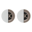 Proficient Audio 6-1/2-In. 100-Watt Protege C626 2-Way In-Ceiling Speaker Pair with Graphite Woofer and Pivoting Silk-Dome Tweeter, 8 Ohms