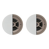 Proficient Audio 6-1/2-In. 100-Watt Protege C626 2-Way In-Ceiling Speaker Pair with Graphite Woofer and Pivoting Silk-Dome Tweeter, 8 Ohms