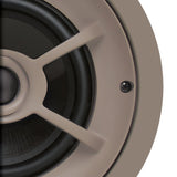 Proficient Audio 6-1/2-In. 100-Watt Protege C626 2-Way In-Ceiling Speaker Pair with Graphite Woofer and Pivoting Silk-Dome Tweeter, 8 Ohms