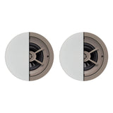 Proficient Audio 6-1/2-In. 125-Watt Protege C641 2-Way In-Ceiling Speaker Pair with Graphite Woofer and Pivoting Aluminum-Dome Tweeter, 8 Ohms