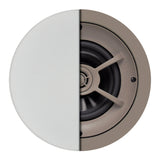 Proficient Audio 6-1/2-In. 125-Watt Protege C641 2-Way In-Ceiling Speaker Pair with Graphite Woofer and Pivoting Aluminum-Dome Tweeter, 8 Ohms