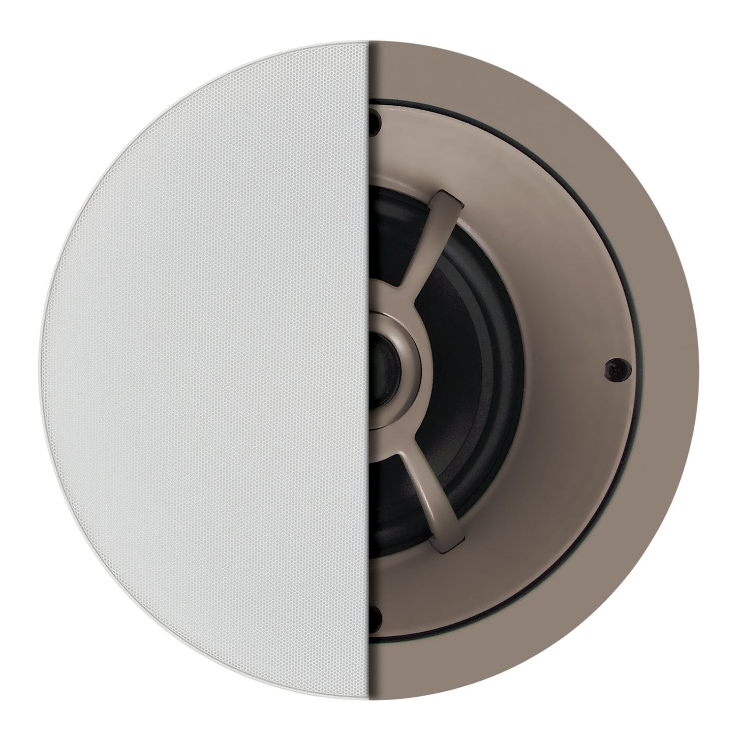 Proficient Audio 6-1/2-In. 100-Watt Protege C651 LCR In-Ceiling Speaker with Polypropylene Woofer and Pivoting Soft-Dome Tweeter, 8 Ohms