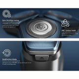 Philips Norelco S6800 Wet and Dry Cordless Electric Shaver Set with SenseIQ Technology, Series 6000