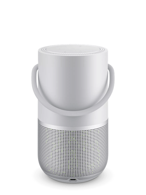 Bose Portable Smart Speaker with Wi-Fi and Bluetooth, Silver - Certified Refurbished