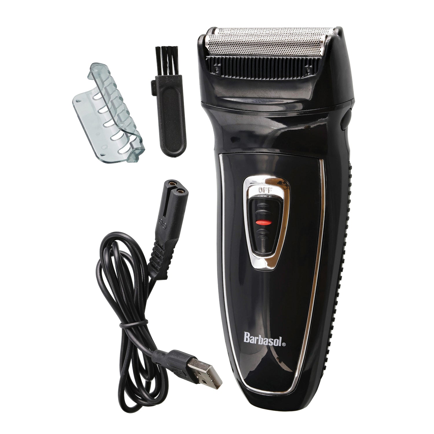 Barbasol Men's Rechargeable Foil Shaver with Pop-up Trimmer