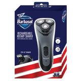 Barbasol Men's Rechargeable Dry Rotary Shaver with Pop-up Trimmer
