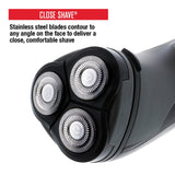 Barbasol Men's Rechargeable Dry Rotary Shaver with Pop-up Trimmer