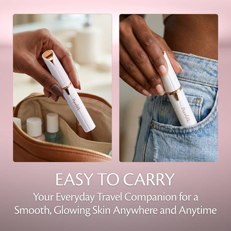 Pure Silk Cordless Eyebrow Hair Remover with Light